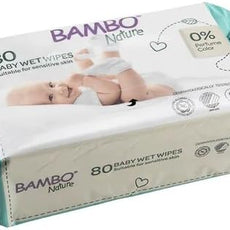 Wet Wipes, Newborn Essentials, Eco-Labelled Baby Wipes, Gentle & Soft Wipes, Moisturising & Skin-Friendly Wet Wipes For On The Go, Sustainable Baby Essentials For Newborn - 80 Wipes