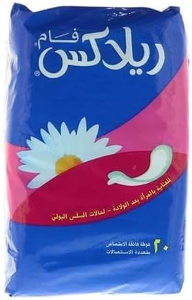 Fam Relax Natural Cotton Feel,Maternity Sanitary Pads,20 Pads