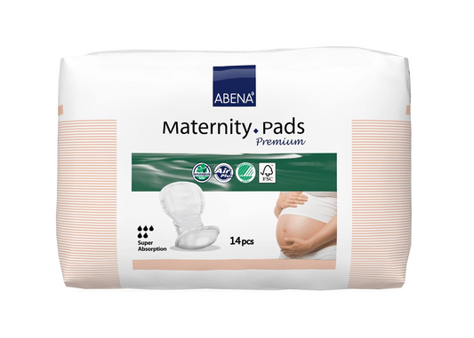 Abena Premium Maternity Pads, Super Absorption, 15 Count