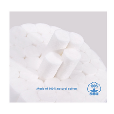 400 Count Dental Gauze Rolls Cottons Pads 1.5 Inch, 100% Cotton, Dentist Cotton Rolls Cotton Ball for Dental Clinic