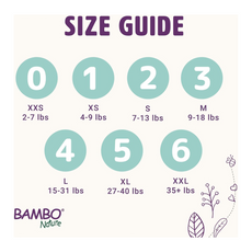 Bambo Nature Baby Diapers – Size 6 (16+ kg) – Pack of 6 (120 Nappies Total)