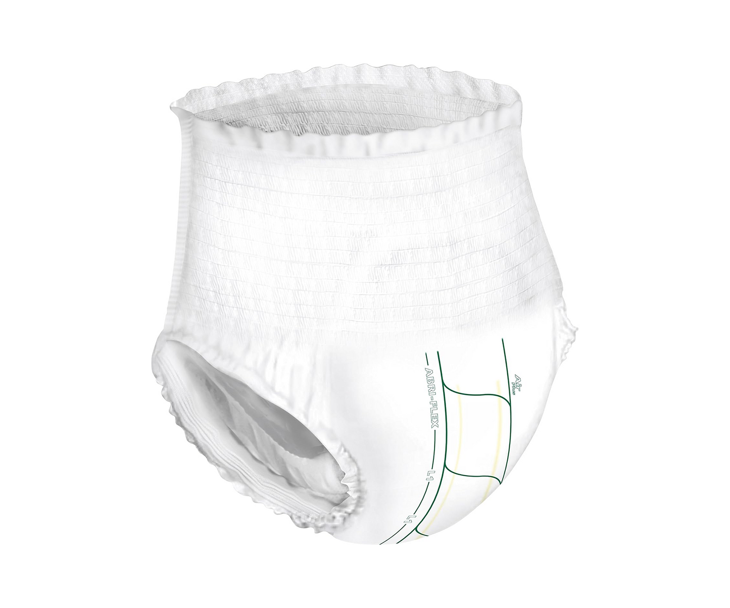 Abena Abri Flex Premium Pull-Up Incontinence Pants, Eco-Friendly Incontinence Pants For Men & Women, Discreet, Protective, Breathable, Comfortable, Medium 1, 80-110cm Waist, 1400ml Absorbency, 6x 14PK