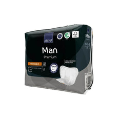 Man Formula 2 Incontinence Pads for Men, Eco-Labelled Mens Incontinence Pads, Extra Protection, Breathable & Comfortable with Fast Absorption, Discreet - 700ml Absorbency, 15PK