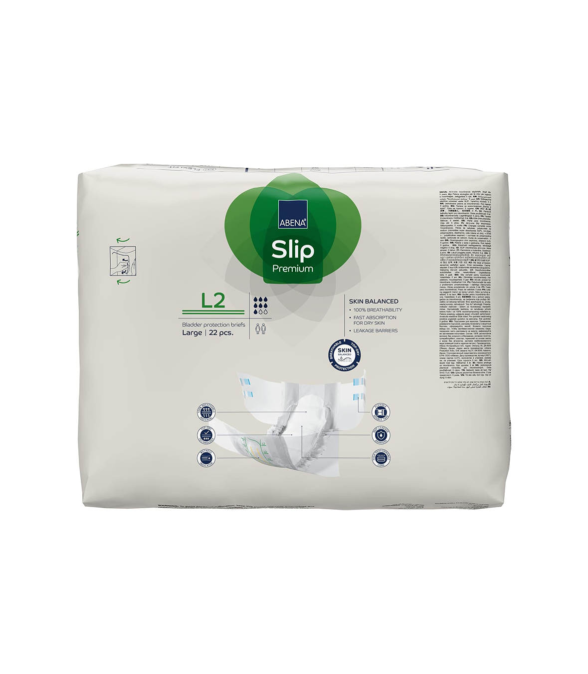 ABENA Slip Premium All-In-One Incontinence Pads for Men & Women.