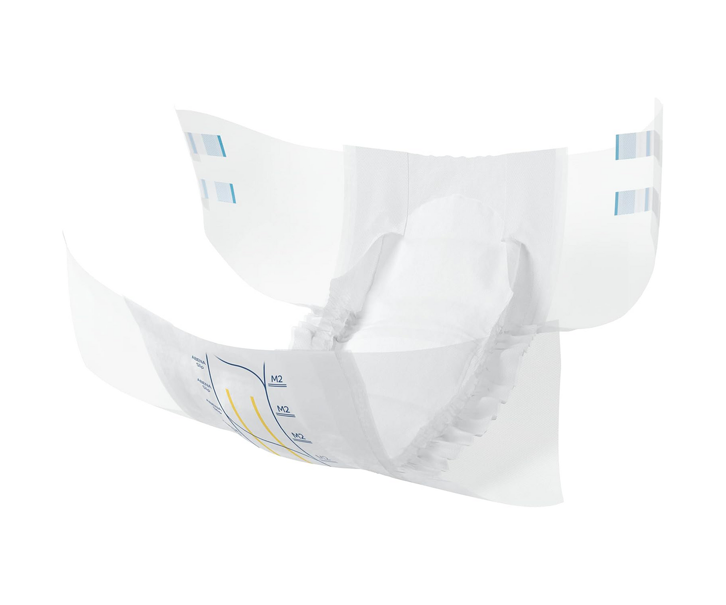 ABENA Slip Premium All-In-One Incontinence Pads For Men & Women, Eco-Labelled Womens Incontinence Pads, Mens Incontinence Pads - Medium 2, 70-110cm Waist, 2600ml Absorbency, 24PK