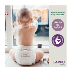 Bambo Nature Eco-Friendly Diaper Size 4, Mega Pack ,7-14kg (144 diapers) Tall pack