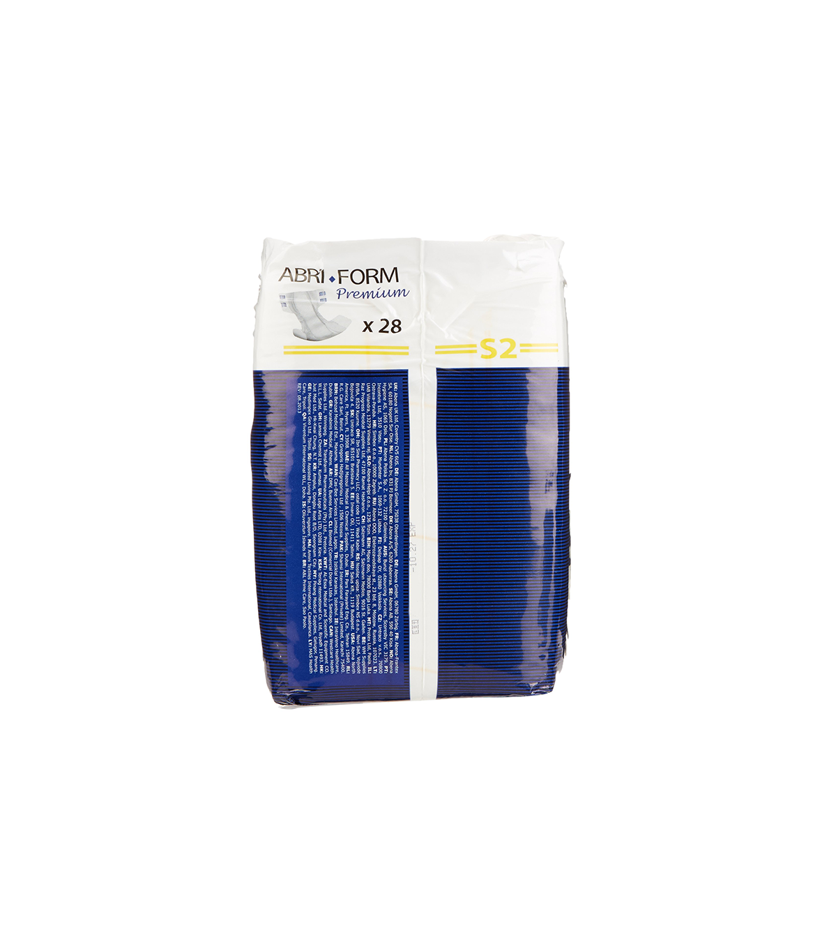 ABENA Abri-Form Premium All-In-One Incontinence Pads for Men & Women - Small 2, 60-85cm Waist, 1800ml Absorbency, 28PK, Eco-Friendly