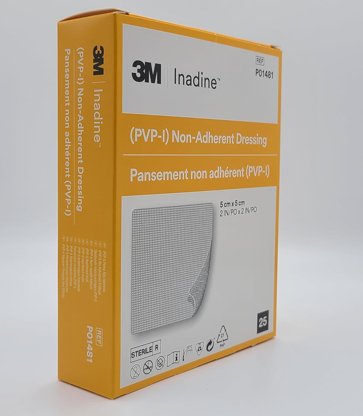 Inadine 5cm x 5cm Box of 25