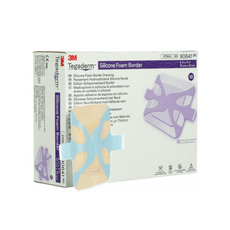 Tegaderm 3M Silicone Foam Border Dressing 4 x 4