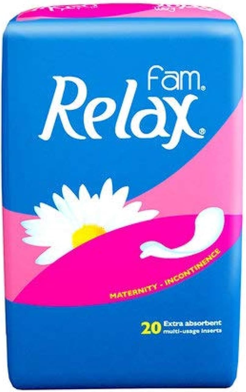 Fam Relax Natural Cotton Feel,Maternity Sanitary Pads,20 Pads