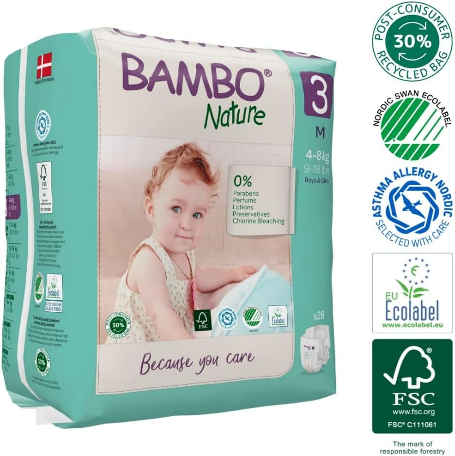 Size 3  Midi 4-8 kg, White, (1 X Pack Of 28)