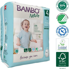 Size 4 / L Premium Training Pants, Pull Ups, Eco-Labelled Potty Training Pants, Training Nappy Pants, Secure & Comfortable, Discreet Pants For Active Day & Comfy Night's Sleep - 20PK