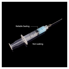5ml Disposable Syringes with 22 Ga 1 Inch Needle, for Scientific Labs, Industrial, Liquid Measuring, Dispensing, Pack of 20