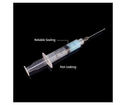 5ml Disposable Syringes with 22 Ga 1 Inch Needle, for Scientific Labs, Industrial, Liquid Measuring, Dispensing, Pack of 20