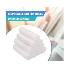400 Count Dental Gauze Rolls Cottons Pads 1.5 Inch, 100% Cotton, Dentist Cotton Rolls Cotton Ball for Dental Clinic