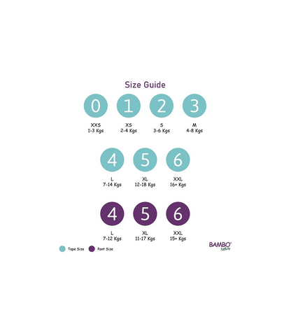 Bambo Nature Premium Baby Pants Diapers for Kids Large Size (7-12 Kgs)