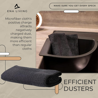Black Microfiber Cloth