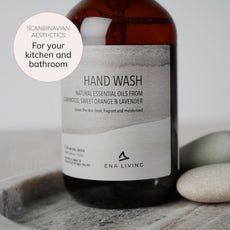 Hand Soap with Essential Oils, 500 ml, 1 Bottle of Liquid Hand Soap with Cedarwood, Sweet Orange & Lavender, Luxurious Hand Soap iHealthcare