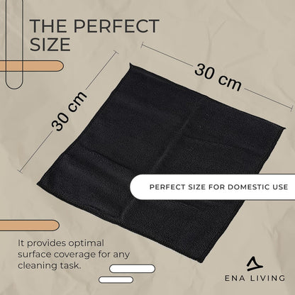 Black Microfiber Cloth