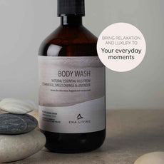 Shower Gel for Men and Women, 500 ml, Lavender, Orange & Cedar Wood