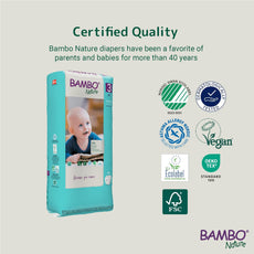 Size 3 Tall Pack Eco-Friendly Diapers, Mega Pack 4-8kg (156 diapers)