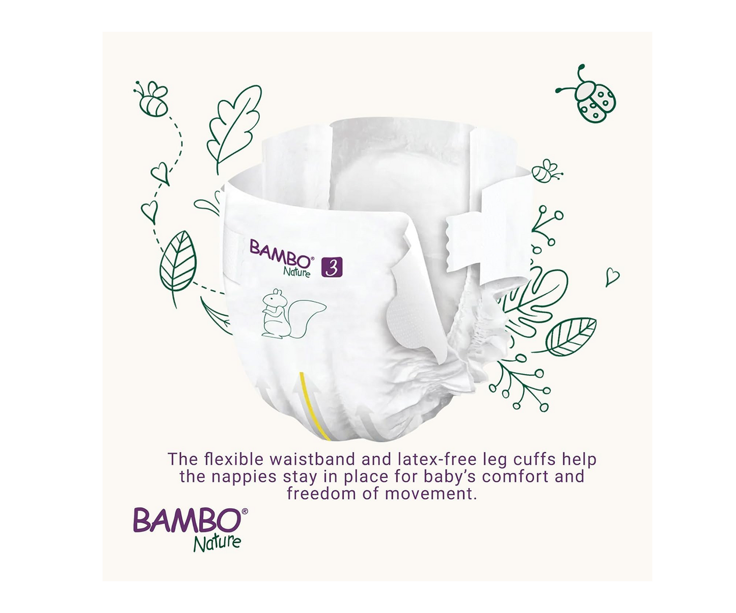 Bambo Nature Premium Eco Nappies - Size 3