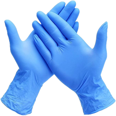 Halley Nitrile Examination Gloves, Blue – Disposable, Powder-Free, Latex-Free, Non-Sterile | Medical, Food Safe, Cleaning & General Use – Box of 100 Halley Medical Supplies Ltd.