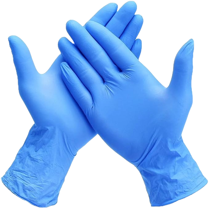 Halley Nitrile Examination Gloves, Blue – Disposable, Powder-Free, Latex-Free, Non-Sterile | Medical, Food Safe, Cleaning & General Use – Box of 100 Halley Medical Supplies Ltd.