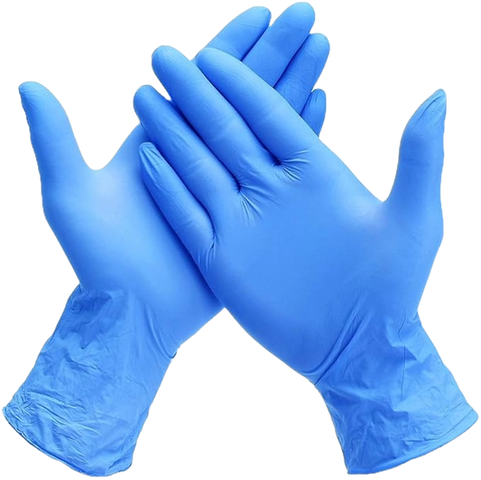 Halley Nitrile Examination Gloves, Blue – Disposable, Powder-Free, Latex-Free, Non-Sterile | Medical, Food Safe, Cleaning & General Use – Box of 100 Halley Medical Supplies Ltd.