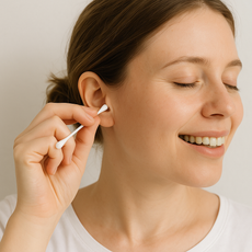 Halley Medical Supplies Ltd. Ear Buds - Pack of 3 (200 pcs each) - Round Thick Tips, 100% Cotton Swabs, Double-Tipped, Hygienic, Gentle, and Safe for Ears - Total of 900 Swabs - Assorted