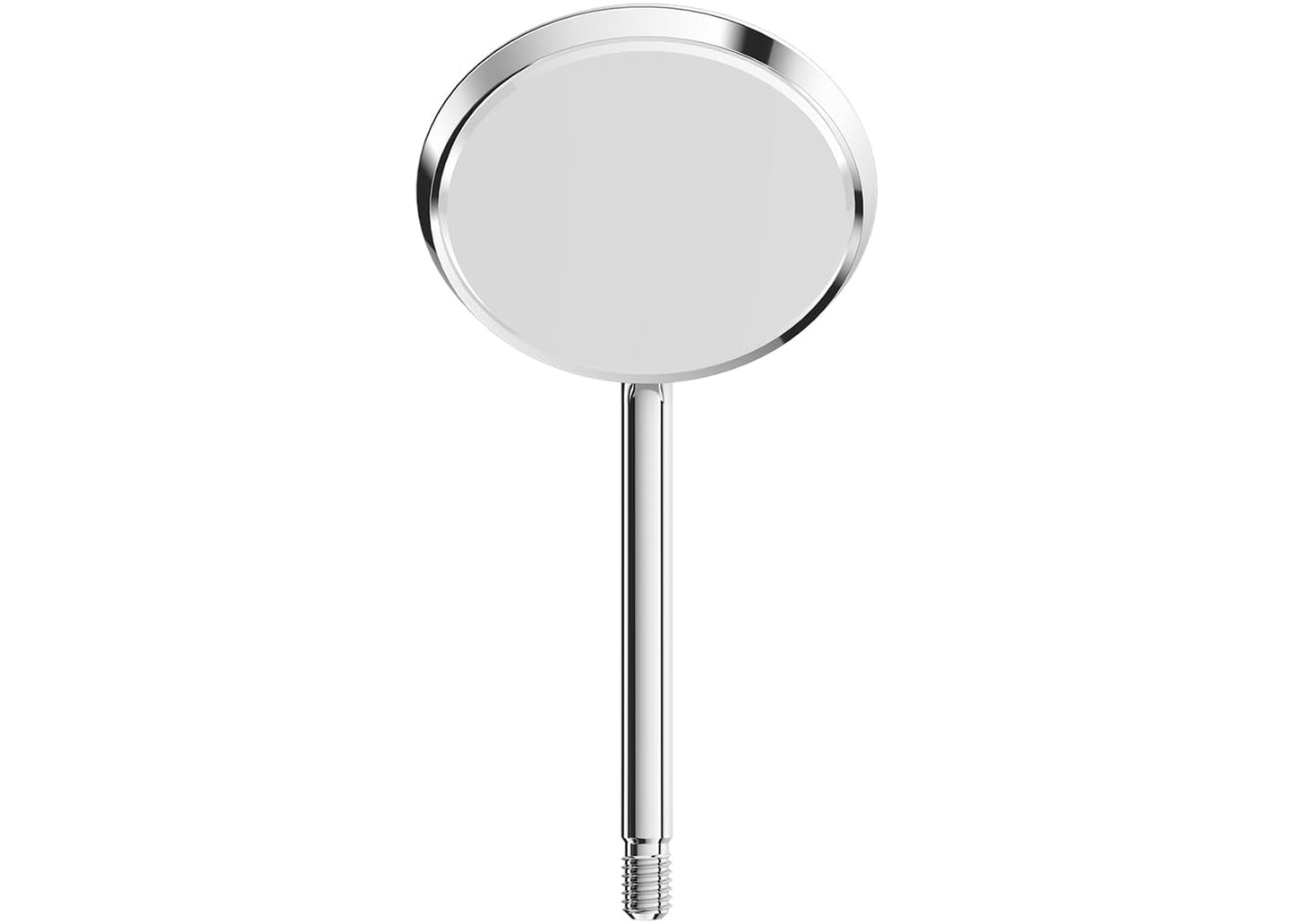 Dental Mouth Mirrors Pack of 10 – 24MM Plane Glass, Stainless Steel Handle – Anti-Fog, High-Visibility, Autoclavable for Professional & Personal Use