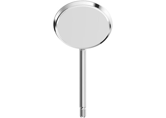 Dental Mouth Mirrors Pack of 10 – 24MM Plane Glass, Stainless Steel Handle – Anti-Fog, High-Visibility, Autoclavable for Professional & Personal Use