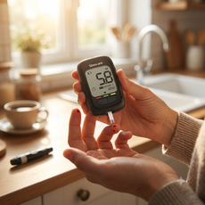 Sinocare Safe AQ Smart II – Bluetooth-Enabled with Mobile App (iOS & Android) Sinocare