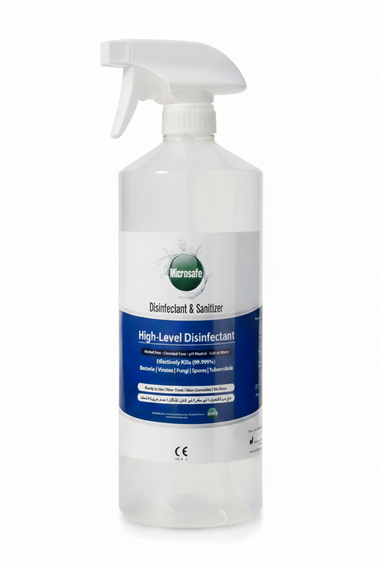 Microsafe Disinfectant and Sanitizer – 1L Bottle for Superior Hygiene and Germ Protection