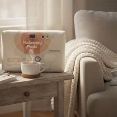 Premium Maternity Pads for Women - Heavy Absorbency, Ultra-Soft Comfort - 15 Pack - iHealthcare