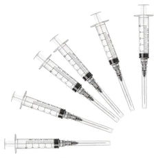 5 pcs 30ML/CC Plastic Syringe Disposable Individual Sealed Wrap Without Needle with Measurement for Scientific Feeding Pets Labs Watering Dispensing Halley Medical Supplies Ltd.