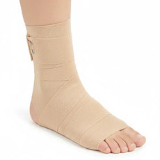 Crepe Elastic Cotton Bandage (6-Pack) - Washable & Reusable - Flexible Support for All Body Areas