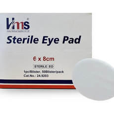 50 PCs Sterile Eye Pads - 6 x 8 cm
