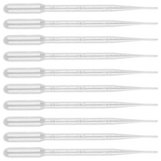 Halley Medical Supplies 3ml Plastic Pipette Droppers – 100PCS