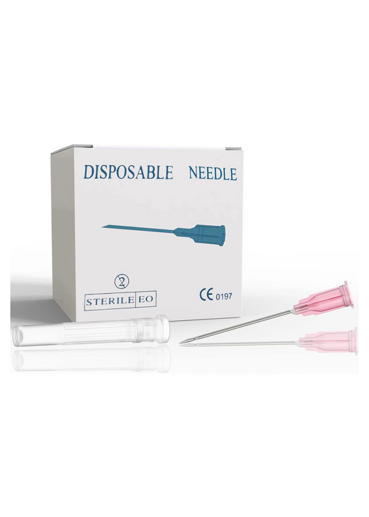 Kreireta 100PCS 18Ga 1.5" Luer Lock Dispensing Needles – Individually Sealed