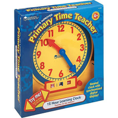Primary Time Teaching 12-Hour Learning Clock