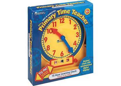 Primary Time Teaching 12-Hour Learning Clock