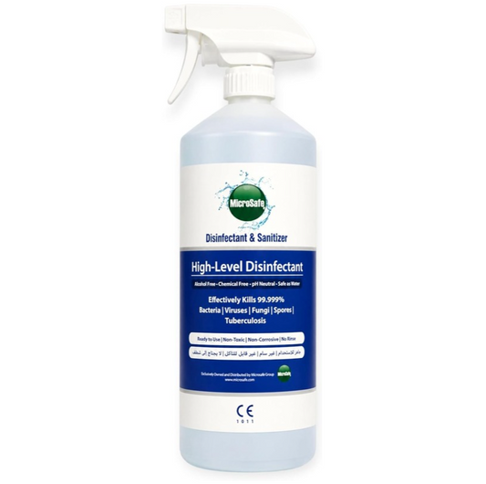Microsafe Disinfectant and Sanitizer – 1L Bottle for Superior Hygiene and Germ Protection Microsafe