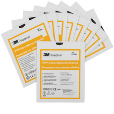 3M Inadine PVP-I Iodine Non-Adherent Wound Dressing 5x5cm | 1 Piece or Pack of 25 3M