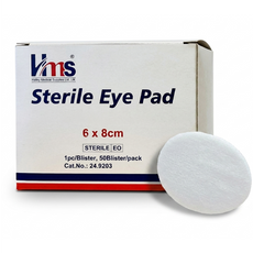 50 PCs Sterile Eye Pads - 6 x 8 cm Halley Medical Supplies Ltd.