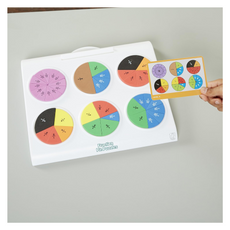 Educational Insights Learning Resources Fraction Pie Puzzles, Multicolored ,33 x 29 cm