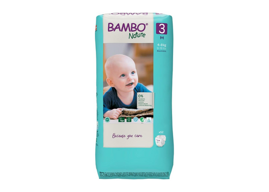 Size 3 Tall Pack Eco-Friendly Diapers, Mega Pack 4-8kg (156 diapers)