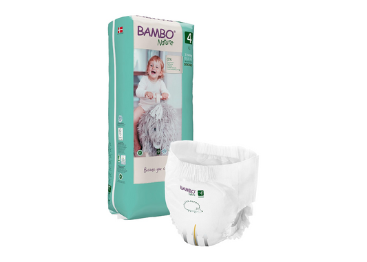 Size 4 Maxi Pack Premium Eco Nappy Pull-Up Pants, (15-31lb/7-14kg) Tall PAC of 40