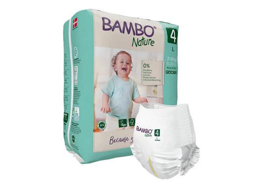 Size 4 / L Premium Training Pants, Pull Ups, Eco-Labelled Potty Training Pants, Training Nappy Pants, Secure & Comfortable, Discreet Pants For Active Day & Comfy Night's Sleep - 20PK