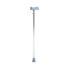 Naroote Aluminum Alloy Walking Stick – 10-Level Safety Adjustment (Silver, 24–38in) Halley Medical Supplies Ltd.